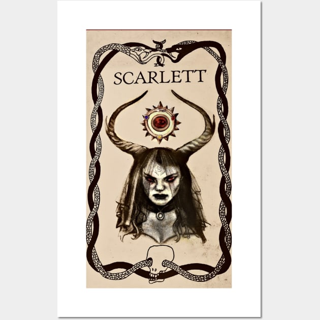 Scarlett Wood's Casting Card Wall Art by SoggyCheeseFry